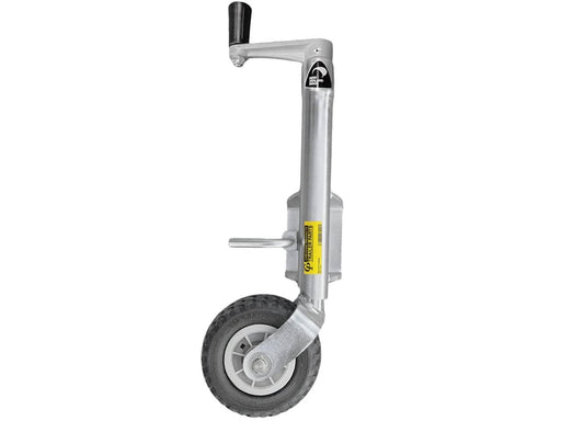 Trojan Jockey Wheel 200kg Nylon Hub Weld On 6mm Plate Casters – view 1