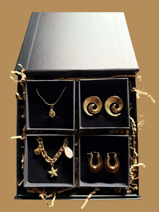 Tahana Jewellery Bundle Set Ngā Ripo o te Moana Gold Bundle - Limited Edition Ngā Ripo o te Moana Gold Bundle - Limited Edition