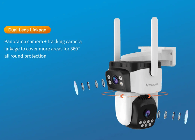 Vstarcam Outdoor Security Camera Dual Lens – view 5