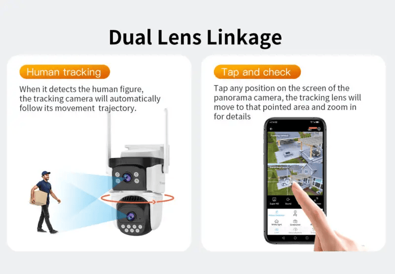 Vstarcam Outdoor Security Camera Dual Lens – view 6