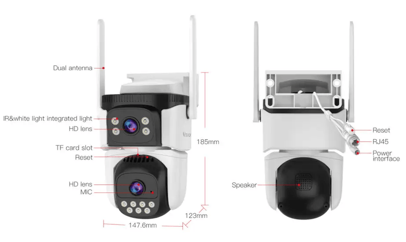 Vstarcam Outdoor Security Camera Dual Lens – view 10