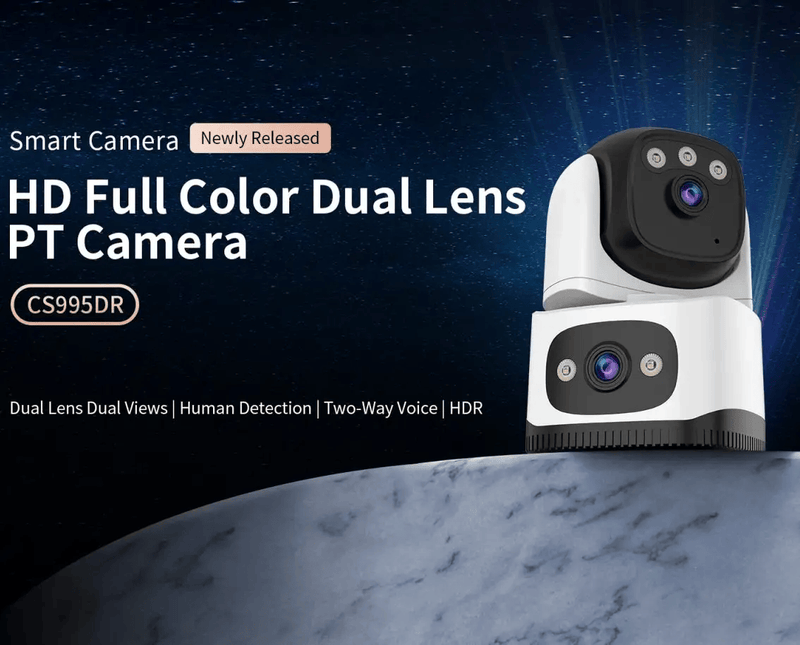salelink.co.nz Unbranded Dual Lens Security Camera Dual Lens Security Camera | Action Outdoors NZ