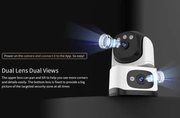 salelink.co.nz Unbranded Dual Lens Security Camera Dual Lens Security Camera | Action Outdoors NZ