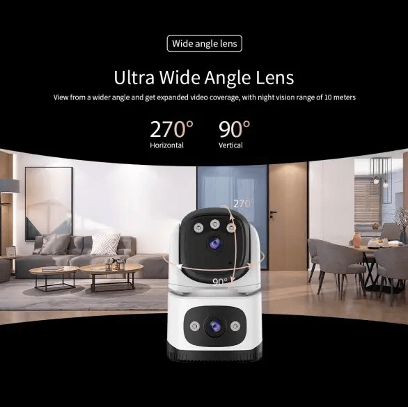salelink.co.nz Unbranded Dual Lens Security Camera Dual Lens Security Camera | Action Outdoors NZ