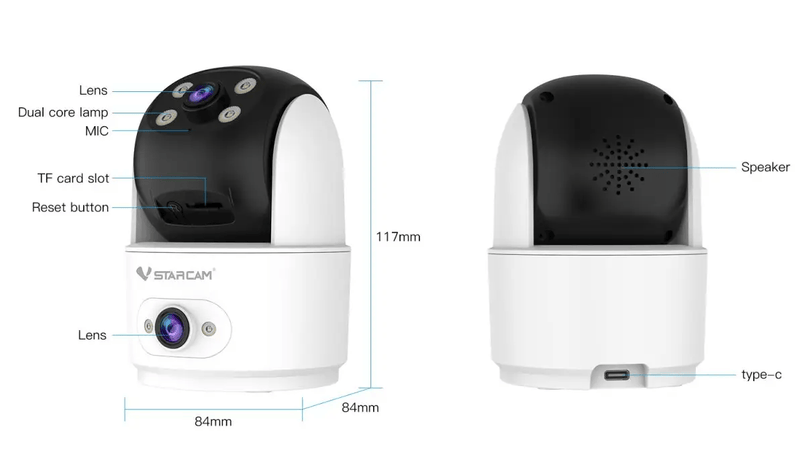 salelink.co.nz Unbranded Vstarcam CS996DR Indoor Security Camera Vstarcam CS996DR Indoor Security Camera | Action Outdoors NZ