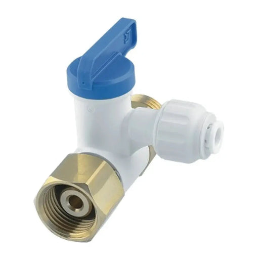 DMfit Angle Stop Valve - Feed Water Adapter - Connect Filter to Cold Tap