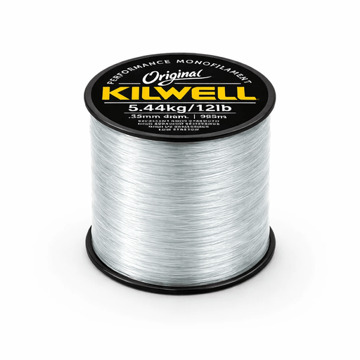 Kilwell Spool Kilwell Mono 1/4 lb Spool Clear Monofilament Kilwell Mono Clear Monofilament Fishing Line