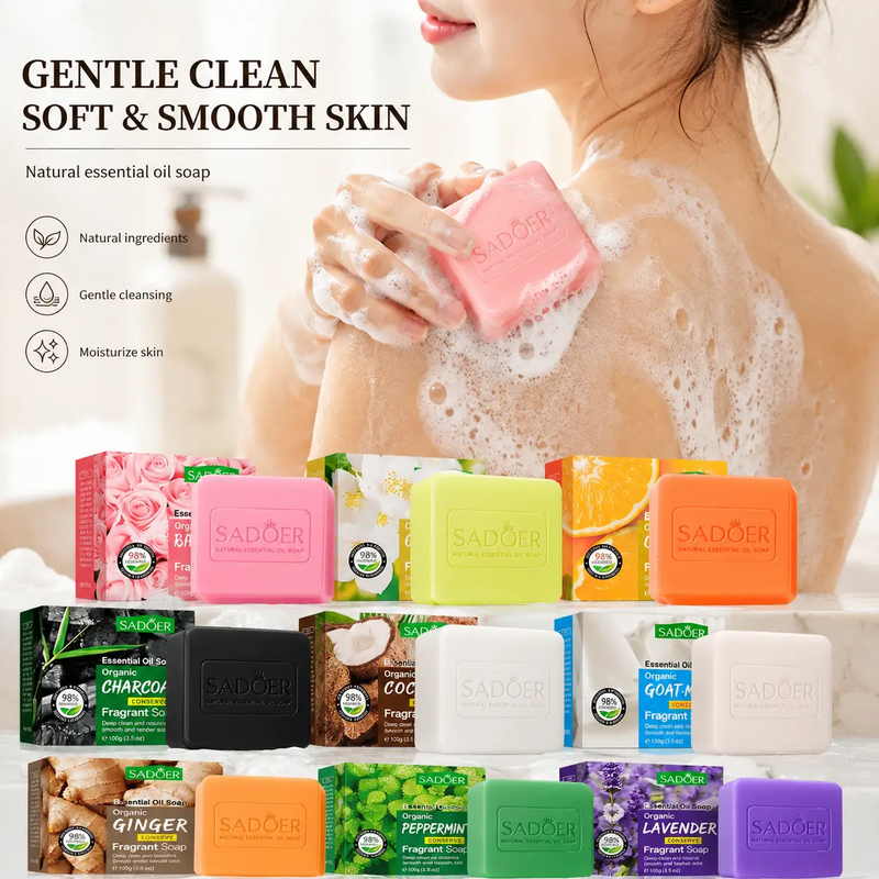 Poppy Gifts Gift SADOER Essential Oil Soap Collection – 100g SADOER Essential Oil Soap Collection – 100g