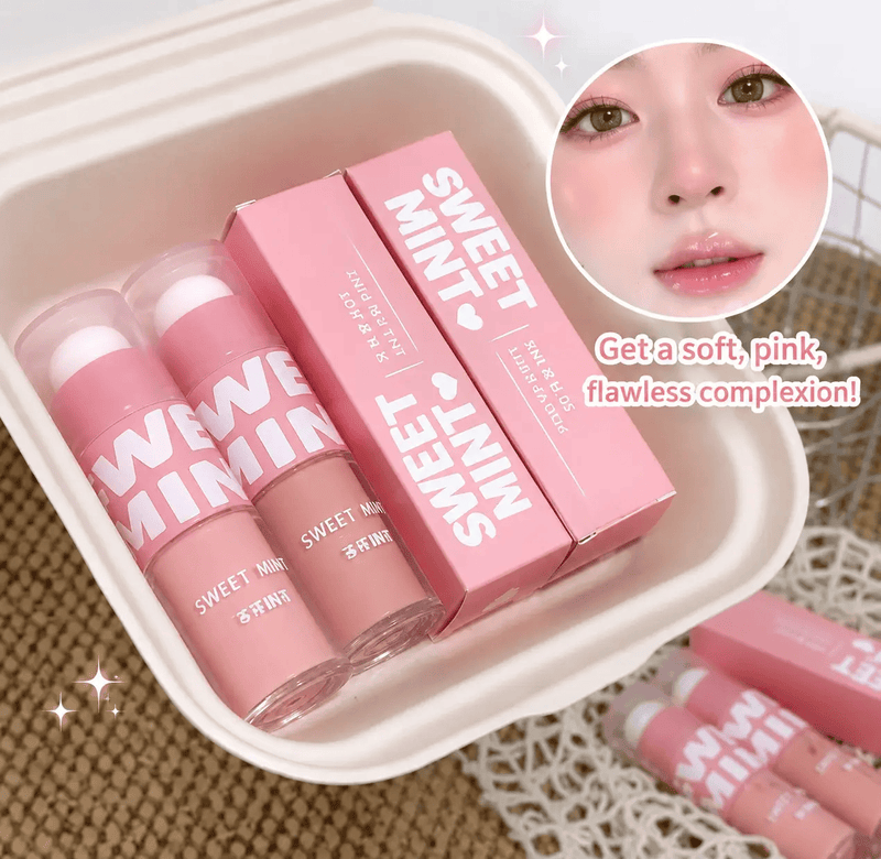 Poppy Gifts makeup Sweet Mint Soft and Pink Blush Tint Sweet Mint Soft and Pink Blush Tint