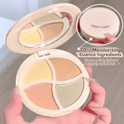 Poppy Gifts makeup Sweet Mint 4-Colour Cream Concealer Palette with Mirror Sweet Mint 4-Colour Cream Concealer Palette with Mirror