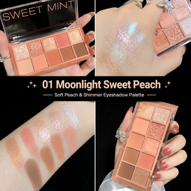 Poppy Gifts makeup Sweet Mint 10-Colour Eyeshadow Palette Sweet Mint 10-Colour Eyeshadow Palette