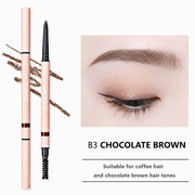 Poppy Gifts makeup FLORTTE Rotating Double-Ended Eyebrow Pencil with Brush FLORTTE Rotating Double-Ended Eyebrow Pencil with Brush