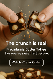 Lowrey Foods NOUGAT Lowrey Macadamia Butter Toffee Crunché 4 Pack | NZ Gift Set Lowrey Macadamia Butter Toffee Crunché 4 Pack | NZ Gift Set