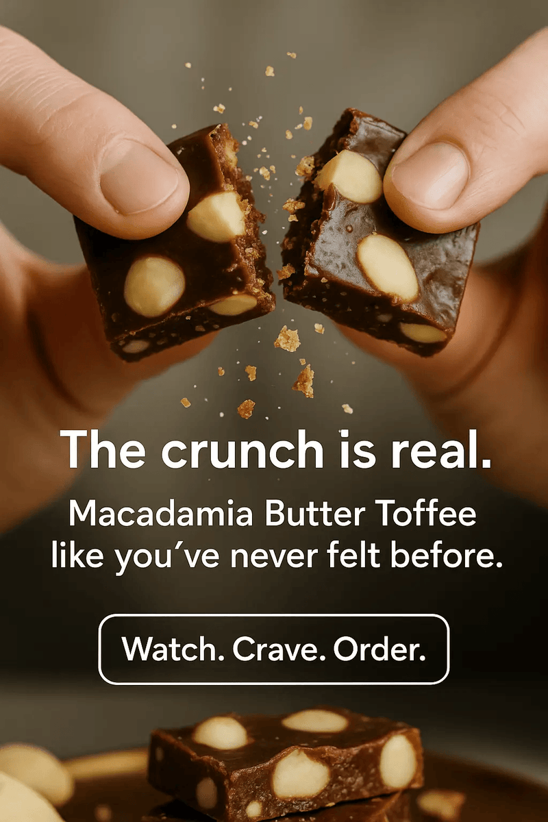 Lowrey Foods NOUGAT Lowrey Macadamia Butter Toffee Crunché 120g | NZ Gift Lowrey Macadamia Butter Toffee Crunché 120g | NZ Gift