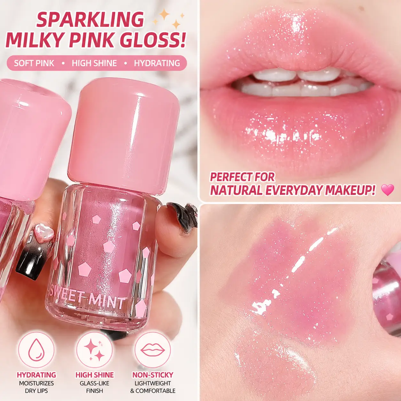 Poppy Gifts makeup Sweet Mint Water Light Pink Lip Balm Sweet Mint Water Light Pink Lip Balm