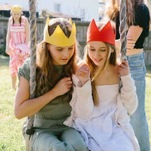 Waste Free Celebrations Crown Cotton Crowns (6 Reusable Party Hats) Cotton Crowns (6 Reusable Party Hats)