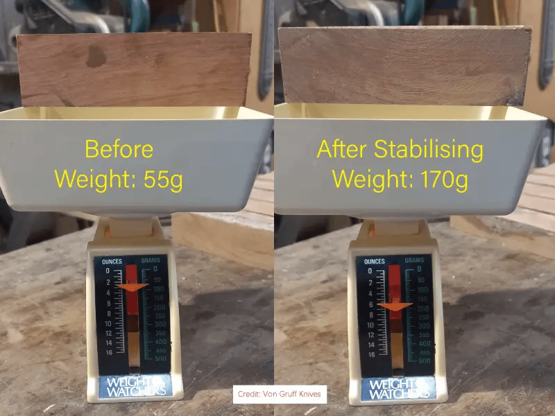 Wood Stabilizing Solutions Stabilizing Resin for Knife Handle Making – view 2