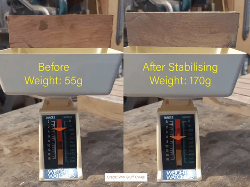 Wood Stabilizing Solutions Stabilizing Resin for Knife Handle Making – view 2