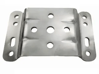 Trojan Ubolt Swivel Plate 8mm Thick 150mm For Jockey Wheels