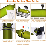 salelink.co.nz Unbranded DIY Glass Bottle Cutting Tool DIY Glass Bottle Cutting Tool | Action Outdoors NZ