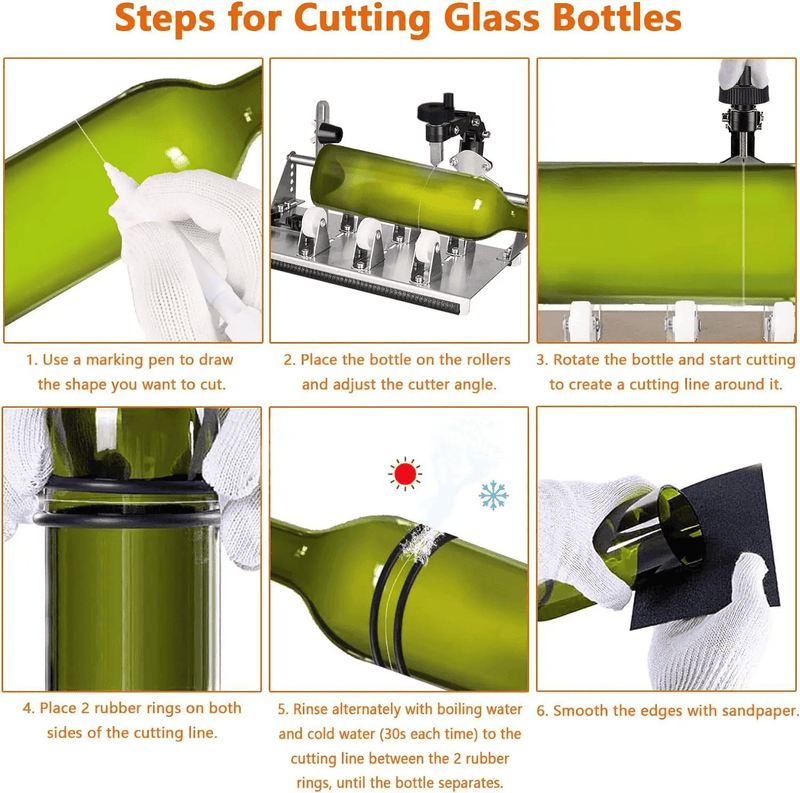 salelink.co.nz Unbranded DIY Glass Bottle Cutting Tool DIY Glass Bottle Cutting Tool | Action Outdoors NZ