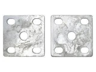 Trojan Suspension Hardware U-Bolt & Axle Plate - Galvanised - Pair U-Bolt & Axle Plate - Galvanised - Pair