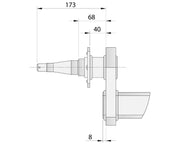 Trojan Drop Beam Axle 10 Drum 1750kg Bare Metal Custom Fit – view 3