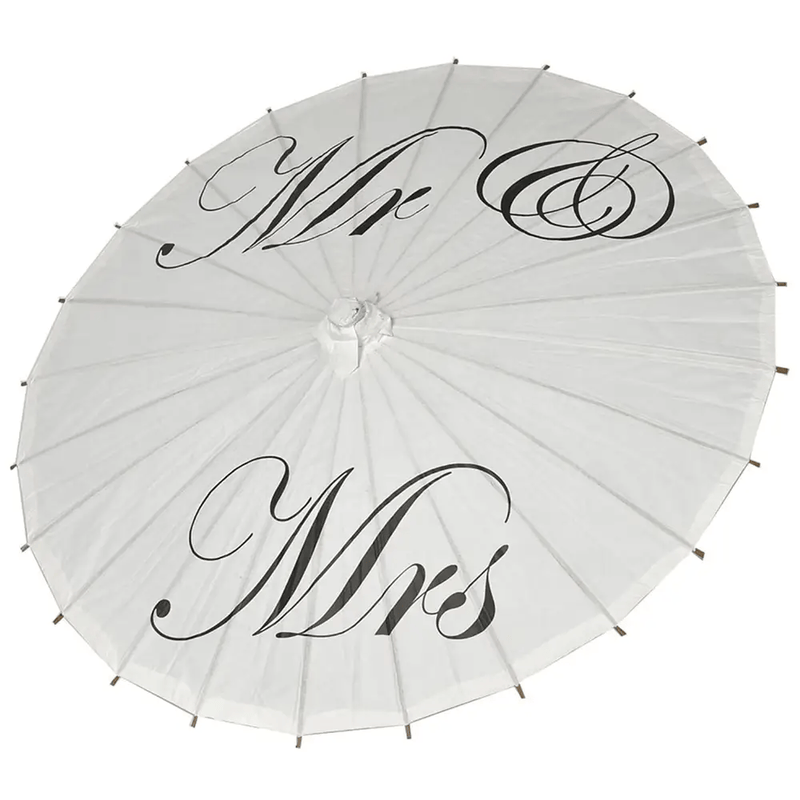Wedding Umbrella Mr And Mrs Lace Parasol For Bridal Photo Props – view 1