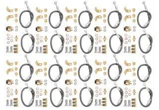 Bulk Rubber Brake Hose Kits - 3/8" Banjo - Single axle - x10
