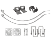 Trojan Taper Leaf Spring Kit 600kg Per Pair For Single Axle Trailers Dacromet Coated Complete Set – view 2
