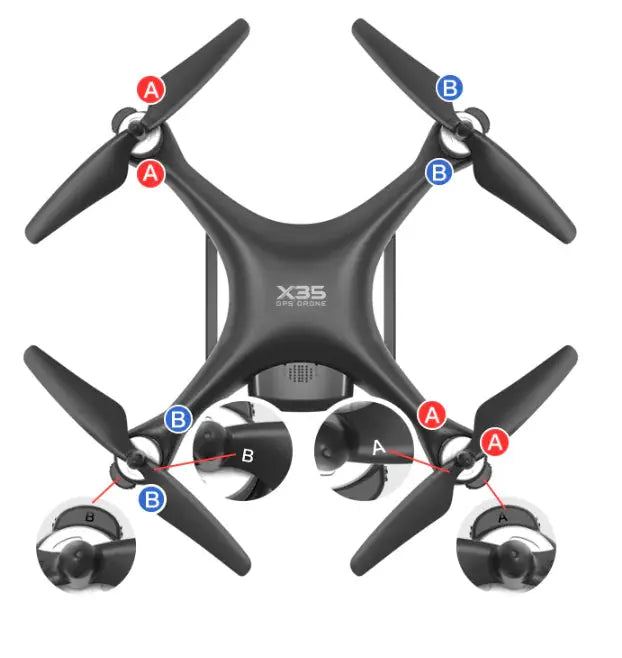 X35 4K Drone with Gimbal - 30-Min Flight Time & 1000m Range | Professional Drone – view 5
