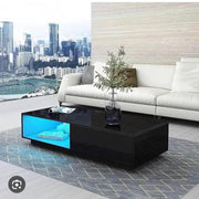 sue-e furniture Coffee tables 'Romote' Black Gloss Coffee table with RGB LED Lighting 'Romote' Black Gloss Coffee table with RGB LED Lighting