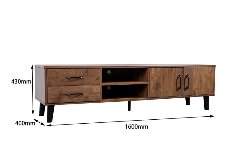 sue-e furniture Entertainment units 'Hagen' Walnut Color Entertainment Unit 'Hagen' Walnut Color Entertainment Unit