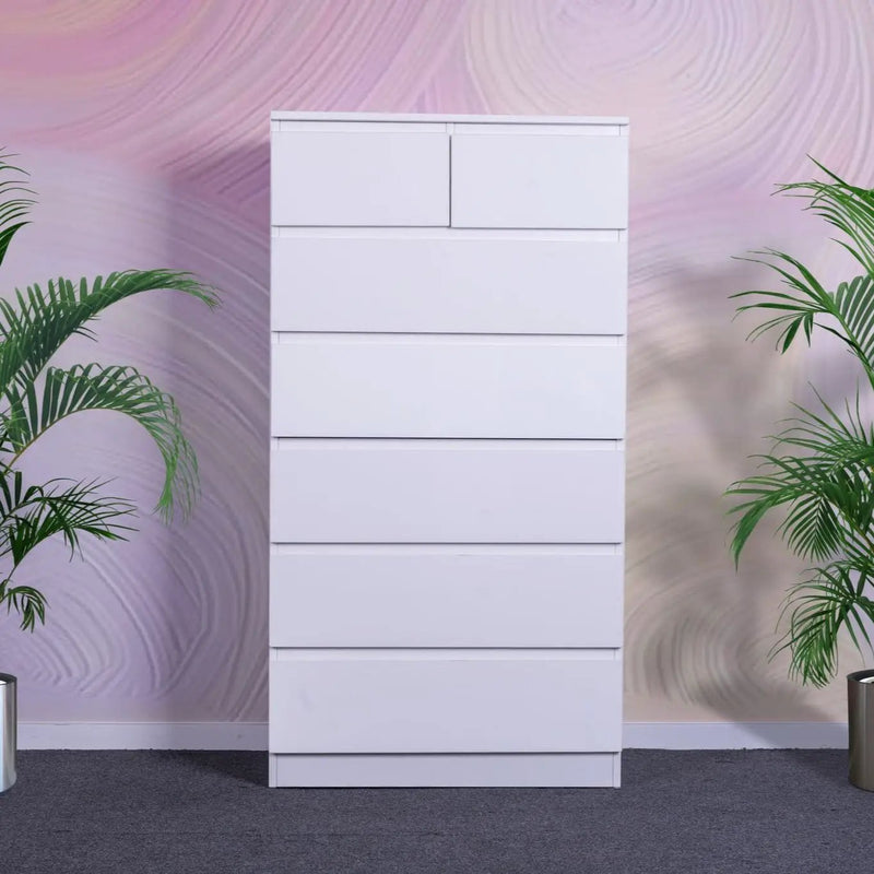 sue-e furniture Tall boys 'Monaco' Chest of 7 Drawers 'Monaco' Chest of 7 Drawers