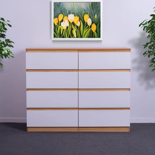 sue-e furniture Low boys 'Monaco' Chest of 8 drawers 'Monaco' Chest of 8 drawers