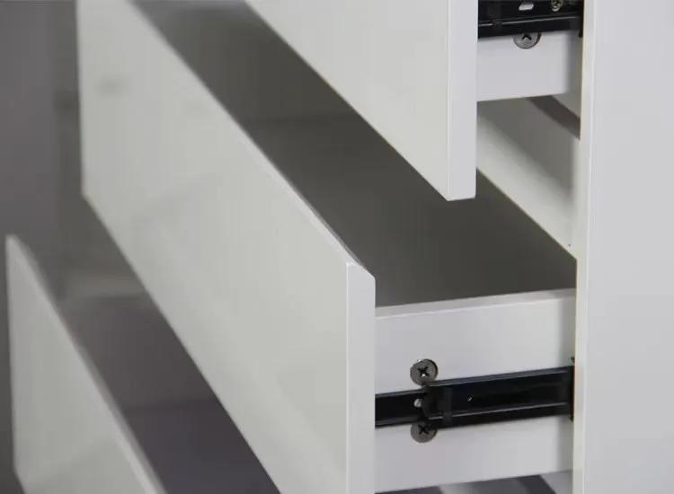 sue-e furniture Bedside Table 'Monaco' White Bedside Table 'Monaco' White Bedside Table