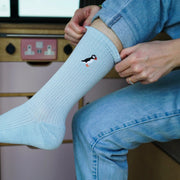 Barekind NZ Socks Save the Puffin Ribbed Bamboo Socks Save the Puffin Ribbed Bamboo Socks