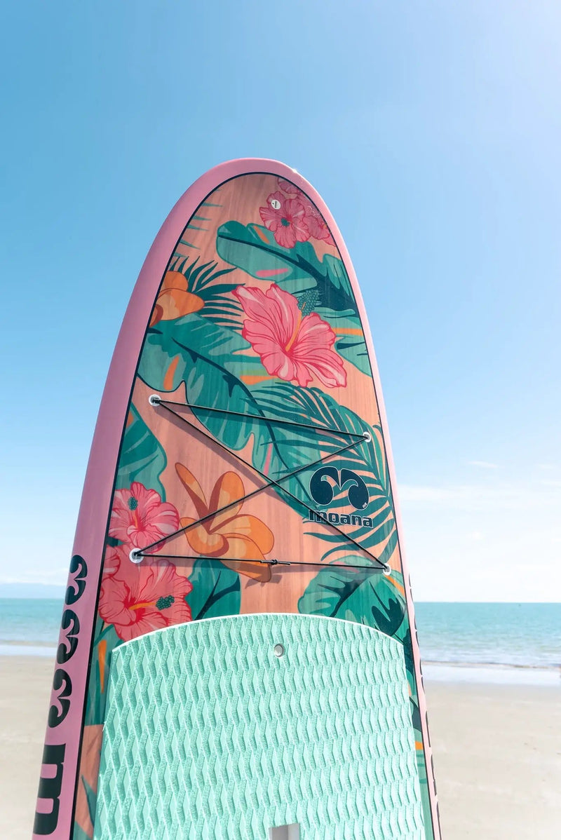 Moana SUP and Surf Hardboard Moana Tui Hibiscus Stand Up Paddleboard NZ Moana Tui Hibiscus Stand Up Paddleboard NZ