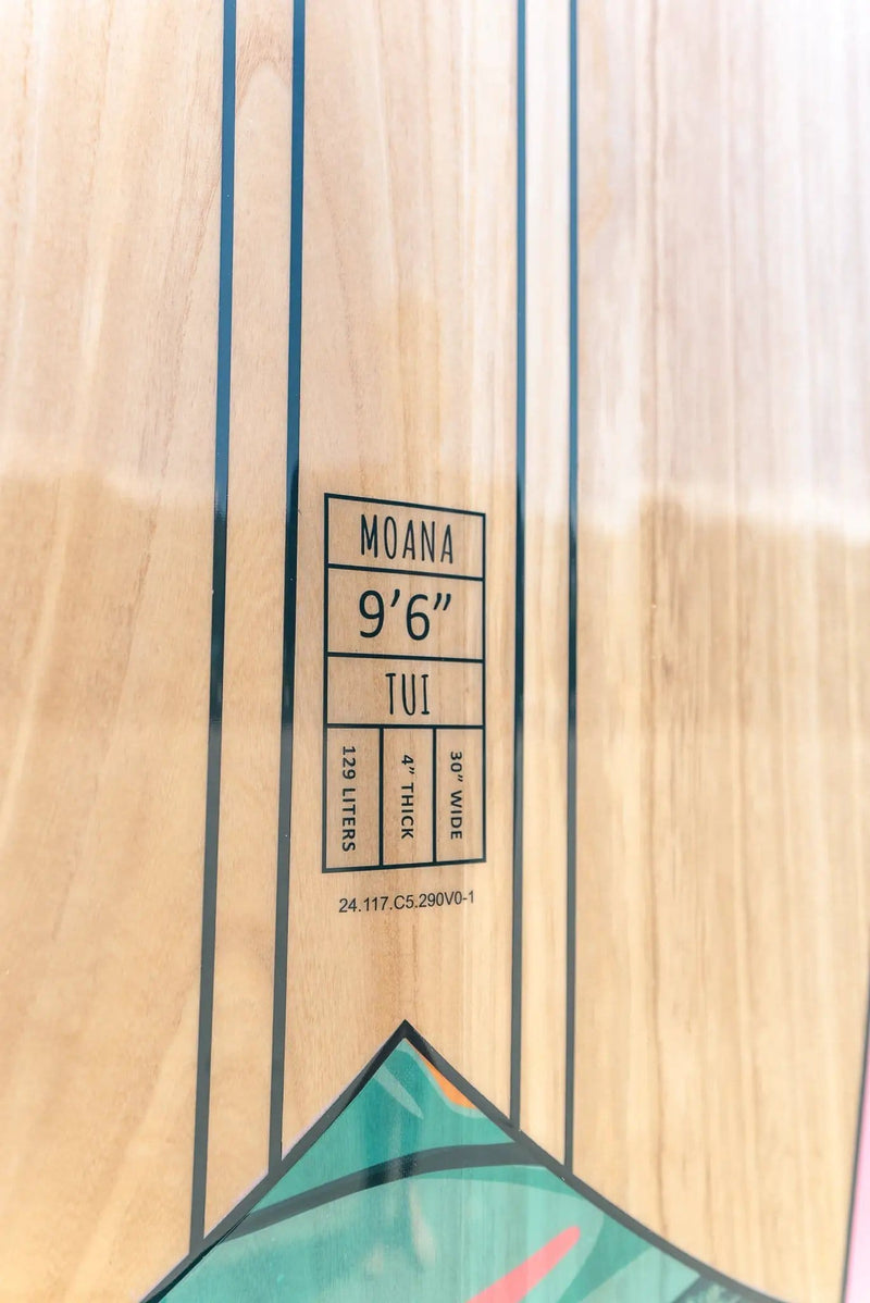 Moana SUP and Surf Hardboard Moana Tui Hibiscus Stand Up Paddleboard NZ Moana Tui Hibiscus Stand Up Paddleboard NZ