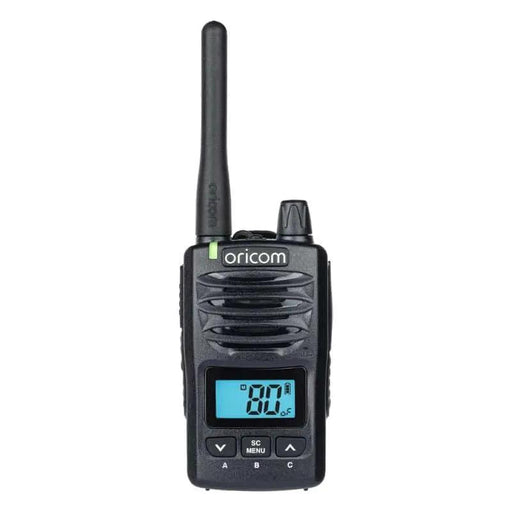 Oricom VHF Marine Radio 5 Watt IP67 Waterproof Handheld UHF CB Radio 5 Watt IP67 Waterproof Handheld UHF CB Radio