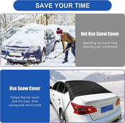 Rubber Car Rear Windshield Snow Ice Cover – view 6