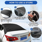 Rubber Car Rear Windshield Snow Ice Cover – view 7