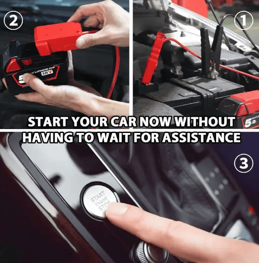 8AWG Jump Starter Cable for Milwaukee M18 Series Batteries – view 4