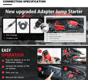 8AWG Jump Starter Cable for Milwaukee M18 Series Batteries – view 5