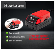 8AWG Jump Starter Cable for Milwaukee M18 Series Batteries – view 7