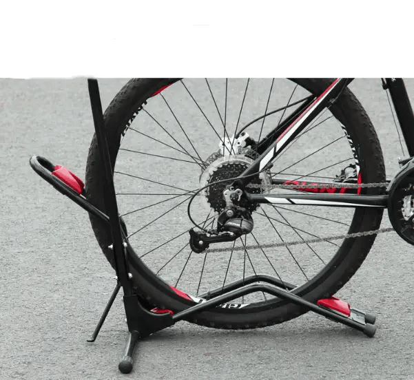 Vertical & Horizontal Bicycle Bike Floor Rack Stand Bicycle Stand – view 7