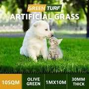 salelink.co.nz Unbranded 1x10M Artificial Grass 30MM 10M2 Artificial Grass Turf Mat 30mm 1x10m Outdoor Lawn