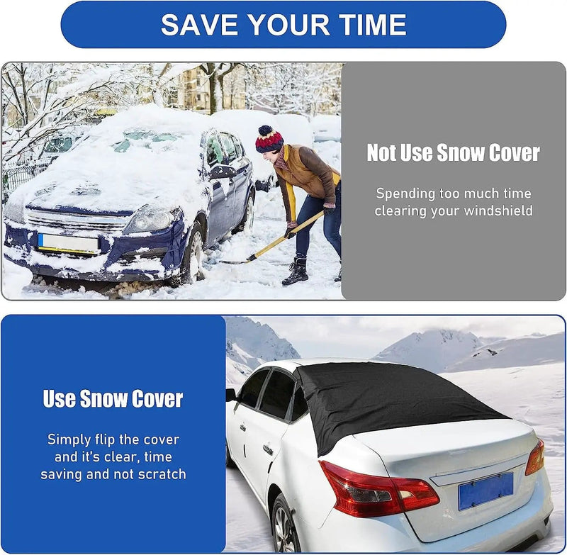 Car Rear Windshield Snow Ice Cover with Magnetic – view 8