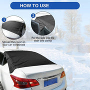 Car Rear Windshield Snow Ice Cover with Magnetic – view 6