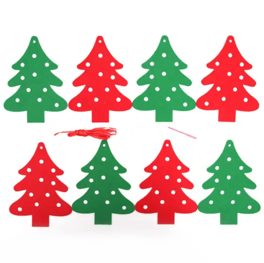 46PCS Merry Christmas Banner Decorations Bunting Sign – view 9